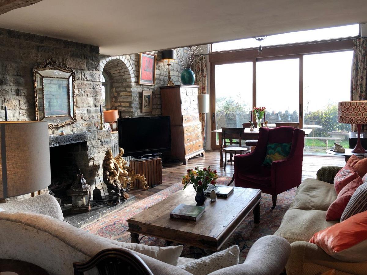 Peaceful Stone Barn Conversion In Somerset Hurcot Exterior photo